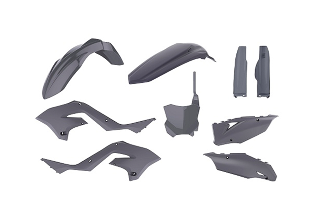 KIT FULL RESTYLING MX KAWASAKI KX125-250 (03-08) Gris STYLE KX450 (22)1 KIT FULL RESTYLING MX KAWASAKI KX125-250 (03-08) Gris STYLE KX450 (22