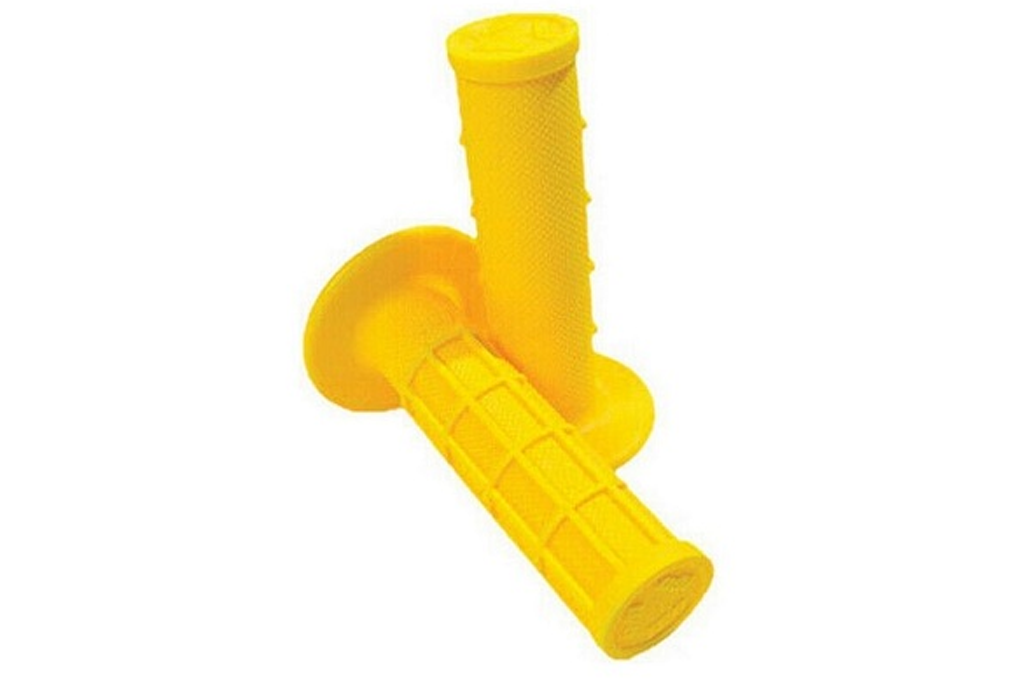 PUÑOS ODI ATV RUFFIAN - 125 mm2 Puños ODI MX Ruffian Half Waffle Amarillo Flúor